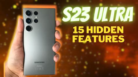 hidden features of Samsung galaxy s23